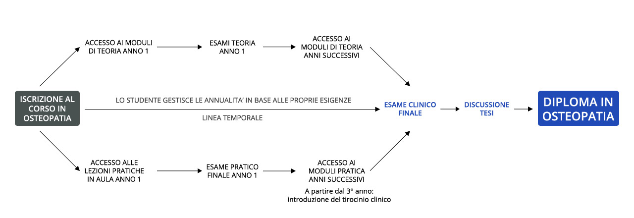 PIANO GENERALE DELLA FORMAZIONE IN OSTEOPATIA BLENDED LEARNING